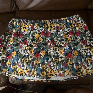 🌼 Cacique Swim Skirt – Plus Size 26 – Multicolor Floral Print 🌼